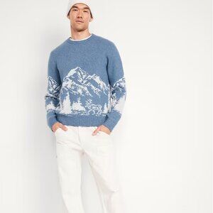 Old Navy So-Soft Crew-Neck Sweater Blue Mountains (NEVER BEEN WORN, SOLD OUT)